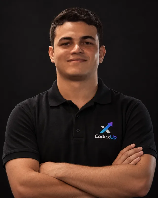 Retrato de Rene Xavier, UX / UI Designer da CodexUp